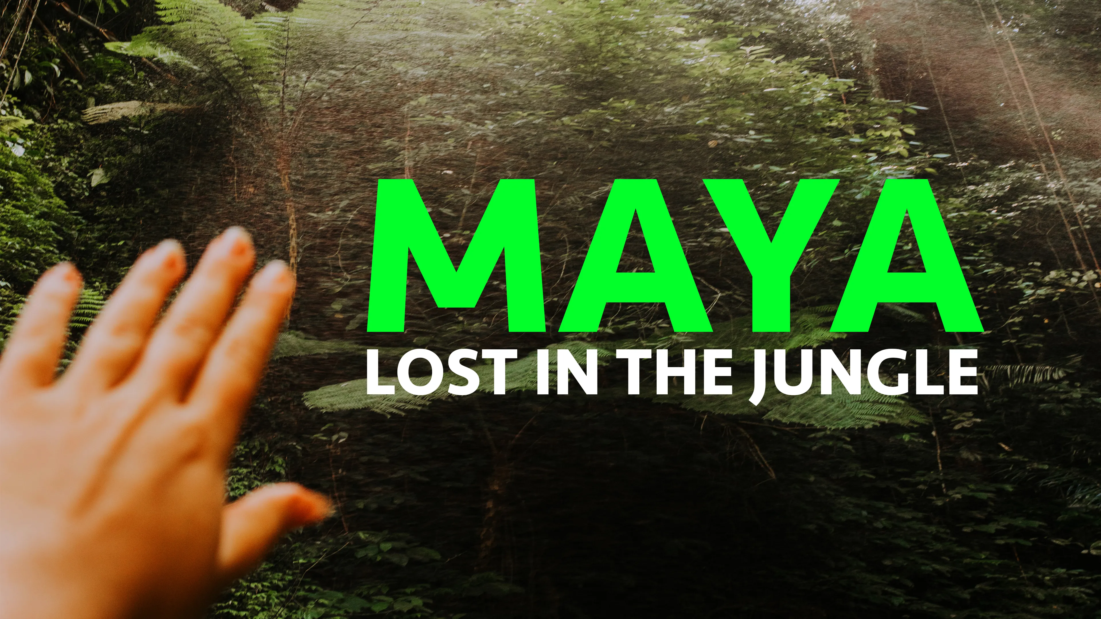 Maya Lost in the Jungle poster